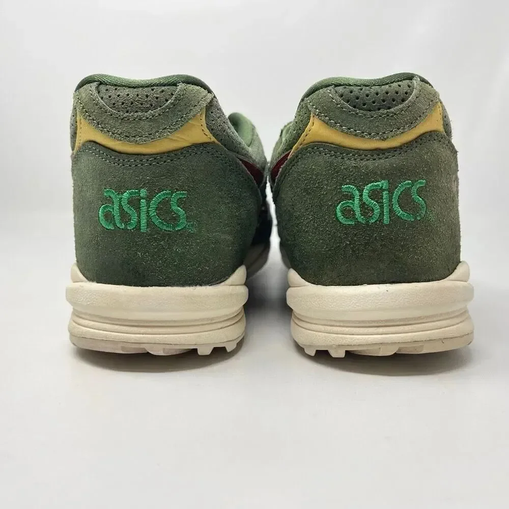 ASICS Gel Saga Christmas Tree 2018 Trainer Runner Burgundy Green Men’s Size 8